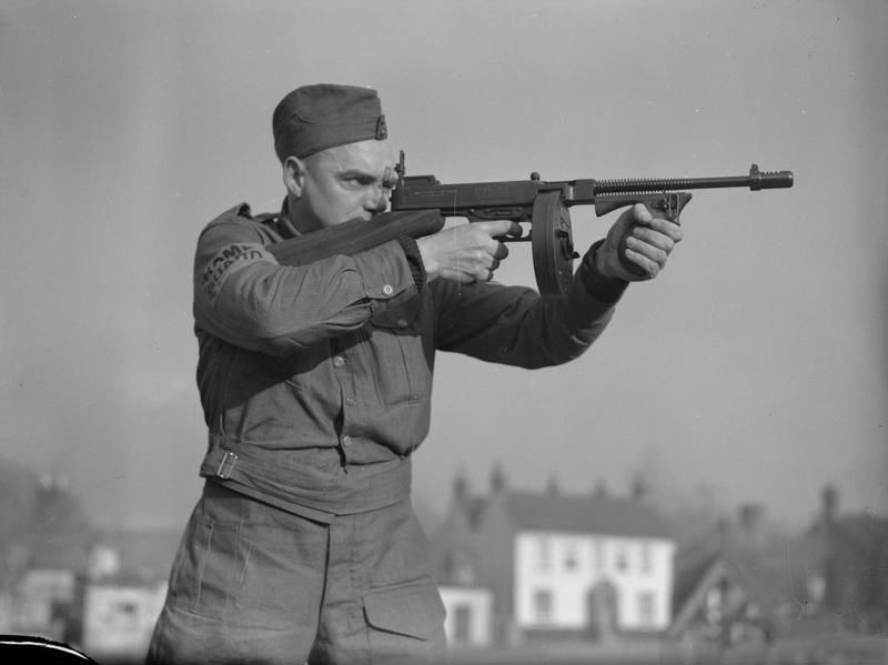 British Home Islands Troops With Thompsons WWII Photographs - Thompson ...